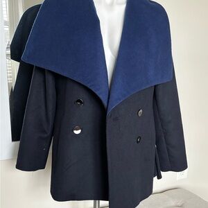 The Limited Luxury Navy and Black Peacoat
